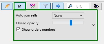 Settings Menu for the “M” Button